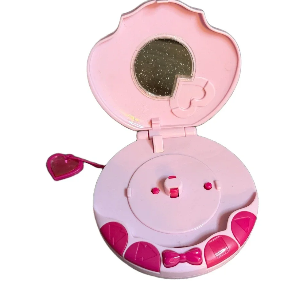 Disney Princess Musical Toy Music Player w/ 3 Discs Pink Cinderella Belle WORKS